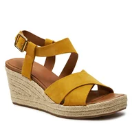 Espadryle damskie - Espadryle Geox D Panarea D45UYD 00022 C2000 Yellow - miniaturka - grafika 1