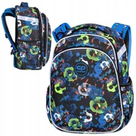 Plecaki szkolne i tornistry - Coolpack Turtle Plecak Szkolny Usztywniany Football Blue 25l - miniaturka - grafika 1