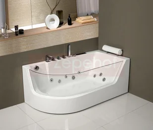Zepehof Wanna z hydromasażem C-3132 prostokątna IK1050 LEWA - Wanny z hydromasażem - miniaturka - grafika 1