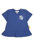 Kaftaniki dla niemowląt - Steiff Koszulka w kolorze niebieskim - miniaturka - grafika 1