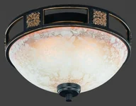 Lampy sufitowe - Trio T R I O plafon zdobiony 2 x 60W E27, Biały, seria 6081 (608100224)  - miniaturka - grafika 1