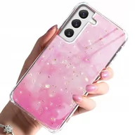 Etui i futerały do telefonów - TFO Nakładka Gold Glam do Samsung Galaxy S22 pink - miniaturka - grafika 1