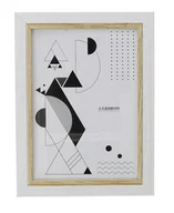 Ramki na zdjęcia - Ramka drewniana na zdjęcie A4 21x29,7 biała - miniaturka - grafika 1
