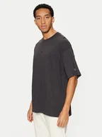 Koszulki męskie - Champion T-Shirt 220279 Czarny Relaxed Fit - miniaturka - grafika 1