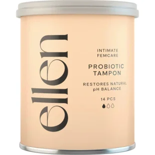 Ellen Light Mini tampony probiotyczne, 14 sztuk - Tampony - miniaturka - grafika 1