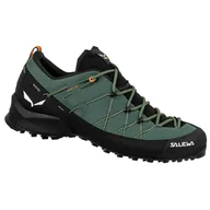 Buty trekkingowe męskie - Męskie buty turystyczne Salewa Wildfire 2 M Rozmiar butów (UE): 45 / Kolor: zielony/czarny - miniaturka - grafika 1