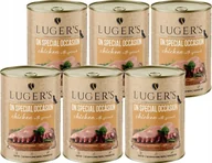Mokra karma dla psów - Karma mokra dla psa Luger's On Special Occasion kurczak ze szpinakiem zestaw 6 x 400 g - miniaturka - grafika 1