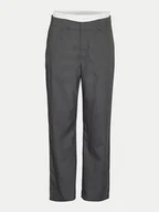 Spodnie sportowe damskie - Noisy May Spodnie materiałowe Dawn 27031464 Szary Loose Fit - miniaturka - grafika 1