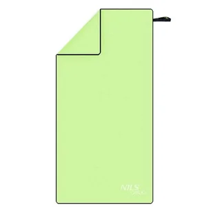 NAR11 ZIELONY RĘCZNIK Z MIKROFIBRY 140x70 cm NILS AQUA - Ręczniki - miniaturka - grafika 1