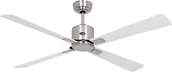 Wentylatory sufitowe - Energooszczędny wentylator sufitowy z pilotem Eco Neo III WiFi 132 cm szczotkowane chromowane łopatki biały / jasnoszary - miniaturka - grafika 1