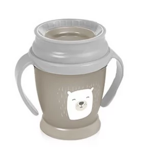 Canpol babies Lovi, Buddy Bear, Kubek 360° Mini, 210 ml - Kubki dla dzieci - miniaturka - grafika 1