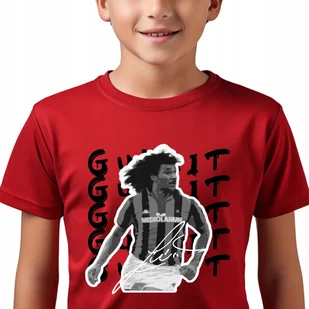 T-SHIRT KOSZULKA DZIECIĘCA CZERWONY 146cm Gullit Piłka Nożna Football Wzory - Koszulki męskie - miniaturka - grafika 1
