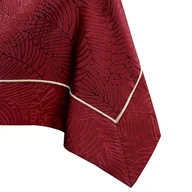 Obrusy i serwetki - Obrus Gaia Bordowy Tłoczony Roślinny 120x180 AmeliaHome - TCLOTH/AH/GAIA/BRD/PPG/CLARET/120X180 - miniaturka - grafika 1