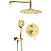 Zestawy prysznicowe - Deante Arnika Zestaw prysznicowy podtynkowy złoto szczotkowane NAC_R9QP - miniaturka - grafika 1