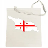 Torby i wózki na zakupy - Gruzja Torba Na Zakupy Flaga Ekologiczna - miniaturka - grafika 1