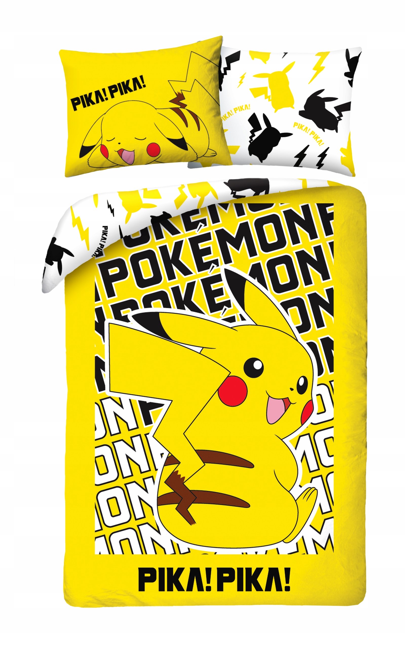 Pościel dziecięca POKEMON 140 x 200 Halantex 100% bawełna Pikachu