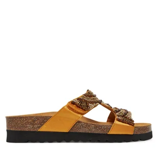 Klapki Grünland Hola CB0783 Złoty - Klapki i japonki damskie - miniaturka - grafika 1