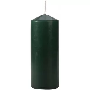 Świeca walec 60/150 a1 butelkowa zieleń Bispol - Świece - miniaturka - grafika 1