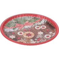 Talerze - Talerz Ciastka matowe wykończenie 25,7 x 3,2 cm - miniaturka - grafika 1