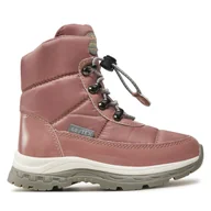 Buty dla dziewczynek - Śniegowce Garvalin 241851 A032 S Różowy - miniaturka - grafika 1