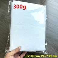 Inne - TEMU 1 szt. Biały Poliester Jednostronny Wkład Wtapialny Tkanina, Wiele Grubości 200/300/400g, 50x100cm, Idealny do Portfeli, Toreb Patchworkowych, - miniaturka - grafika 1