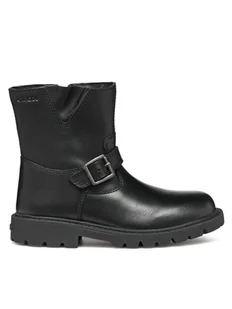 Geox Kozaki J Shaylax Girl J46EXB 00085 C9999 S Czarny - Buty dla dziewczynek - miniaturka - grafika 1