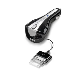Ładowarka samochodowa CELLULAR LINE CBRARUSBIPHONE1, Micro USB do Apple - Ładowarki samochodowe - miniaturka - grafika 1