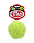 Zabawki dla psów - PET NOVA Pet Nova Piłka miętowa SoundBall z dźwiękiem żółta 6cm PPTN033 - miniaturka - grafika 1