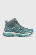Buty trekkingowe damskie - Meindl buty Finale Lady Mid GTX damskie kolor turkusowy - miniaturka - grafika 1