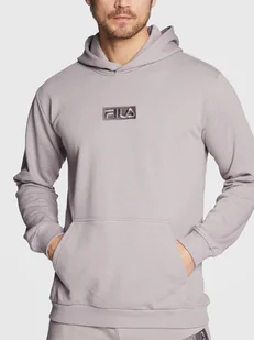 Bluza męska z kapturem kangurka Fila FAM0159-80028 XL Jasnoszara (4064556351777). Bluzy z kapturem męskie - Bluzy męskie - miniaturka - grafika 1