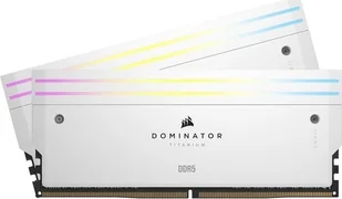 Pamięć Corsair Dominator Titanium RGB, DDR5, 64 GB, 6600MHz, CL32 CMP64GX5M2X6600C32W - Pamięci RAM - miniaturka - grafika 1