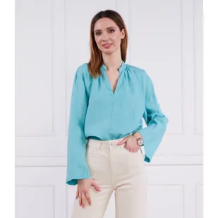 Marc O' Polo Lniana bluzka | Oversize fit - Bluzki damskie - miniaturka - grafika 1