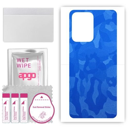 folia naklejka skórka strukturalna na TYŁ do Honor 80 SE - Moro Camo Niebieski - apgo SKINS