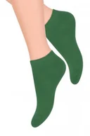 Skarpetki damskie - Stopki 052 ciemnozielone - Steven - miniaturka - grafika 1