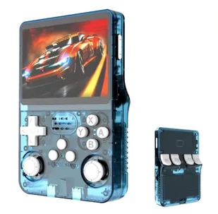 PRZENOŚNA KONSOLA R36S DO GIER RETRO 18000 GIER 64GB GAMEBOY BŁĘKITNY - Konsole i gry retro PRZENOŚNA KONSOLA R36S DO GIER RETRO 18000 GIER 64GB GAMEBOY BŁĘKITNY - Konsole i gry retro - miniaturka - grafika 1