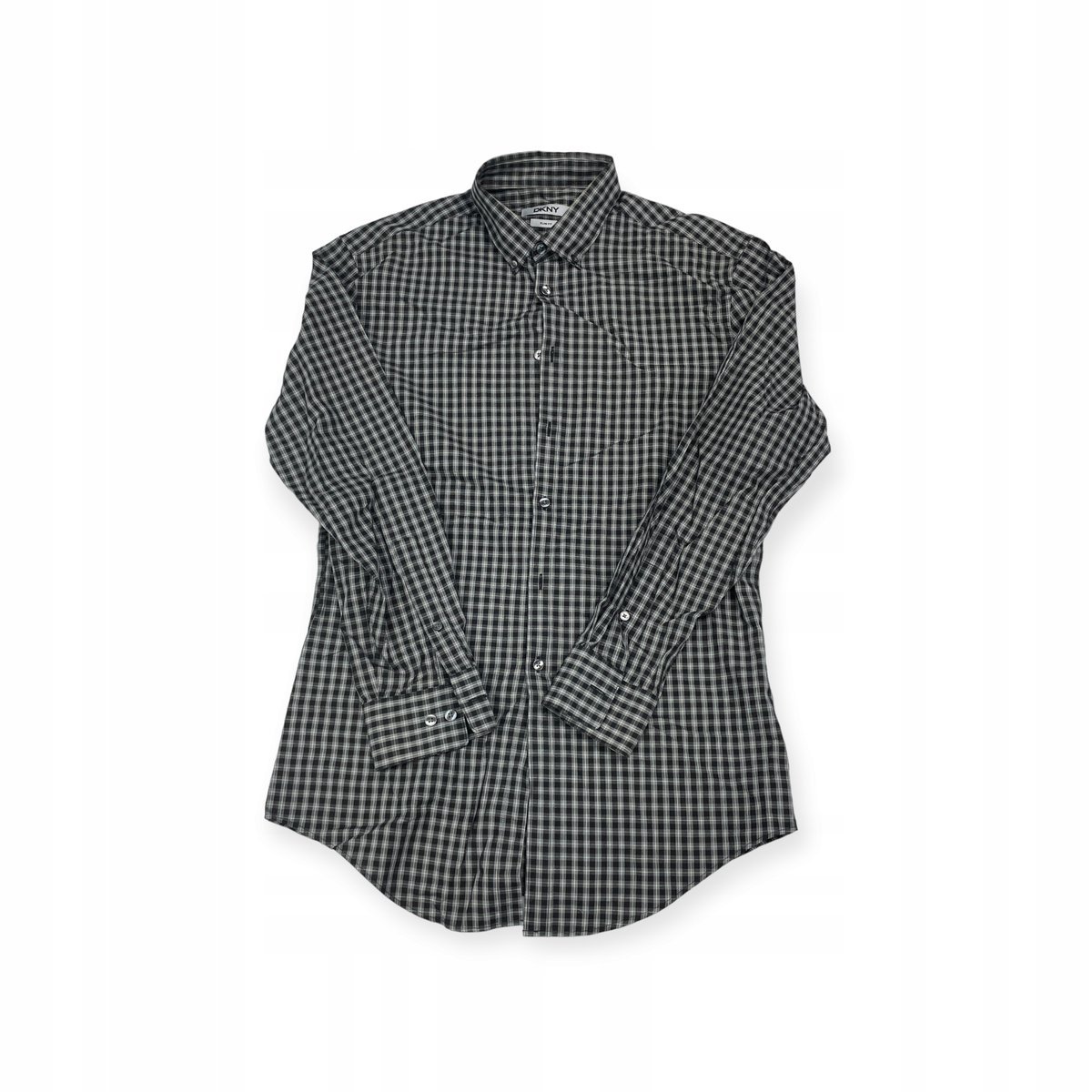 Koszula męska długi rękaw kratka DKNY 32/33