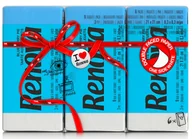 Apteczki i materiały opatrunkowe - Chusteczki higieniczne Renova Red label niebieske 6x9szt - miniaturka - grafika 1