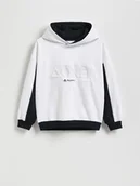 Bluzy dla chłopców - Reserved - Bluza z kapturem Playstation - biały - miniaturka - grafika 1