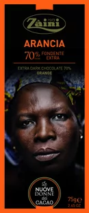 CZEKOLADA GORZKA WOMEN OF COCOA ARANCIA 70% KAKAO 75g Z NUTĄ POMARAŃCZY - Czekolada CZEKOLADA GORZKA WOMEN OF COCOA ARANCIA 70% KAKAO 75g Z NUTĄ POMARAŃCZY - Czekolada - miniaturka - grafika 1