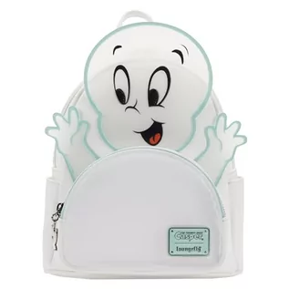 Torebki damskie - Loungefly Uniwersalny mini plecak Casper the Friendly Ghost, biały, One Size, Torba na ramię z podwójnym paskiem - grafika 1