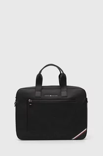 Torby podróżne - Tommy Hilfiger torba na laptopa kolor czarny - grafika 1