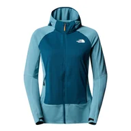 Bluzy sportowe damskie - Damska Bluza THE NORTH FACE W BOLT POLARTEC HOODIE NF0A825J5FO1 – Niebieski - miniaturka - grafika 1