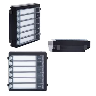 Zestaw modułowy wielorodzinny wideodomofon IP Vidos ONE 6x M2020 A2000-G/D/N FullHD IPS Szyfrator Podtynkowy - Wideodomofony - miniaturka - grafika 6