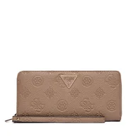 Portfele - Duży Portfel Damski Guess Cresidia II Slg SWPD98 88146 Brązowy - miniaturka - grafika 1