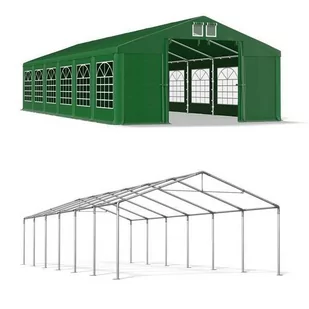 Namiot Imprezowy Letni 6x12x2 Zielony SUMMER ISD - Pawilony ogrodowe - miniaturka - grafika 1