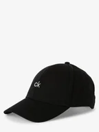 Czapki i chusty sportowe męskie - Calvin Klein Męska czapka z daszkiem Mężczyźni Bawełna czarny jednolity, ONE SIZE - miniaturka - grafika 1