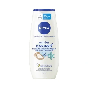 NIVEA Winter Moment Shea Butter&Botanical Oil kremowy żel pod prysznic 250 ml - Kosmetyki do kąpieli NIVEA Winter Moment Shea Butter&Botanical Oil kremowy żel pod prysznic 250 ml - Kosmetyki do kąpieli - miniaturka - grafika 1