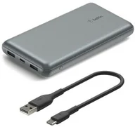 Powerbanki - Belkin Bateria Boost Power Bank 20K 15W 20000 mAh, szara - miniaturka - grafika 1