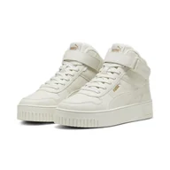 Buty trekkingowe damskie - Damskie sneakersy Carina Street Mid WTR PUMA Vapor Gray Gold - miniaturka - grafika 1