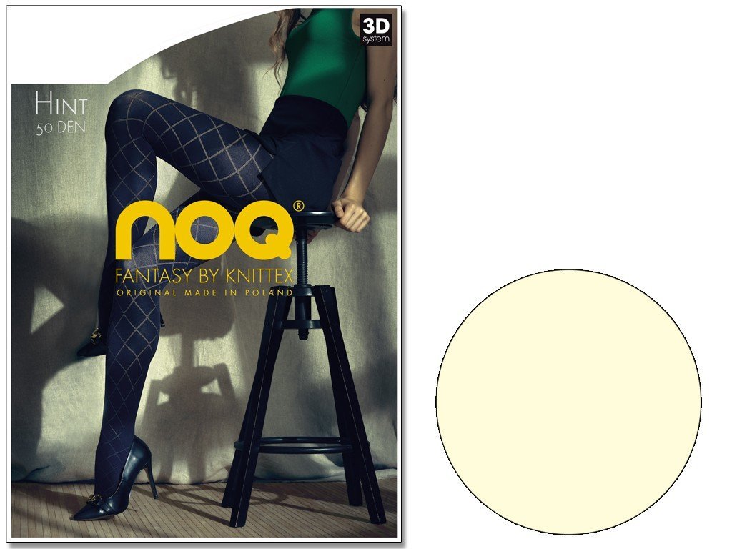 Rajstopy W Kratę Damskie 50 Den Ecru 3